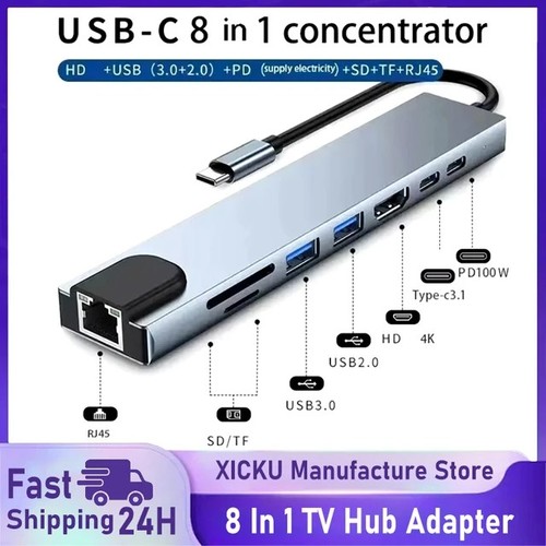 8in1 usb hub - 8in1, auf