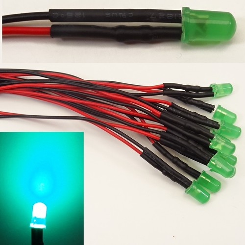 Stück led 5mm grün diffus - led,