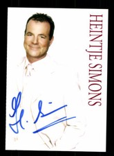 Heintje simons autogrammkarte - simons,