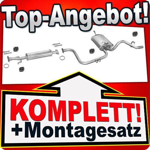 Auspuff für daewoo matiz - daewoo, 0.8