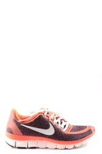 NIKE Schnürsneaker Damen Sneaker Gr. DE 36 neonorange-taupe Casual-Look