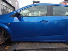 Chevrolet Aveo T300 Bj 2012 original Tür vorn links WA895T BIMINI BLUE