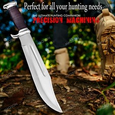 XXL Bowie Messer 440A Stahl Bestpreis Damast Messer Outdoor Camping  maq3101