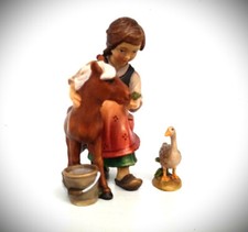 Ponymädchen mit Gans aus