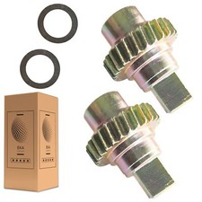 2x Messing Zahnrad Stellmotor