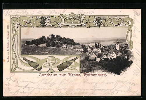 Rothenberg stuttgart - ak,