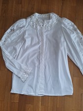 Dirndl Bluse Spitzen Gr. 38