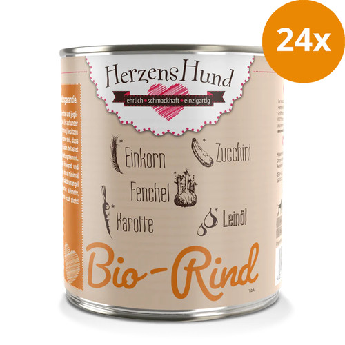 Herzenshund bio rind - herzenshund, mit