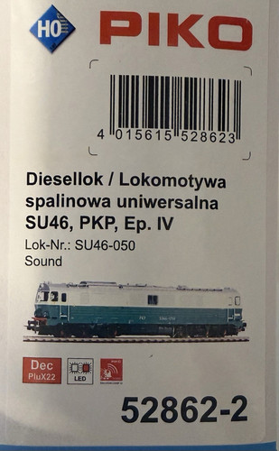 Piko su46 050 pkp - piko, 52862-2