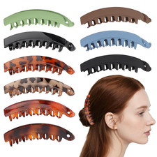 10 Stück Bananen Haarklammern