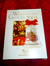 Hutschenreuther Porz. Weihnachtsglocke 2003, Höhe 7,5 cm Motiv "IM NORDWALD"