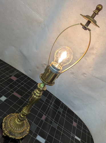 Vintage tischlampe lampenfuß - vintage,