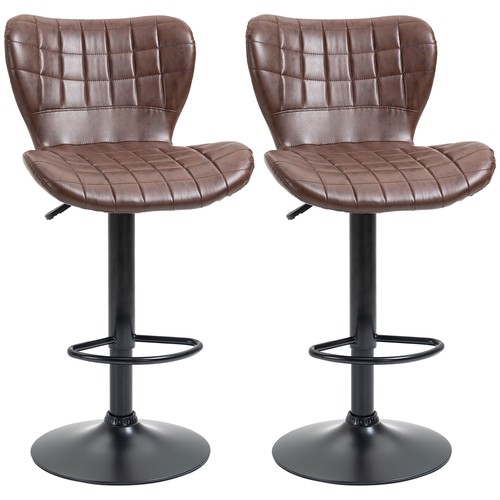 Homcom barhocker 2er set - barhocker,