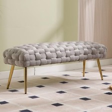 Sitzbank Ottomane Samt mit