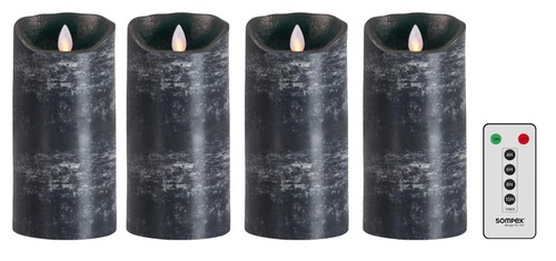 4er set sompex flame led - 4er,