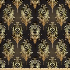 Art Deco Satin Stoff als