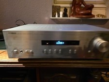 Yamaha A-S201 HiFi Stereo Verstärker 100 Watt je Kanal silber