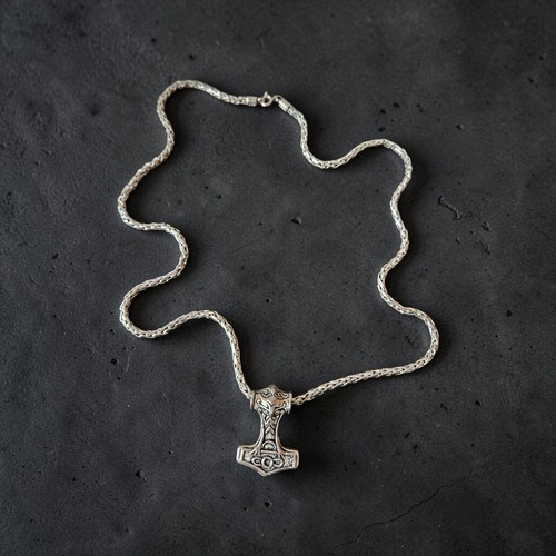 Silberkette thor hammer - thor,