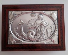 Sterlingsilber Holzbox