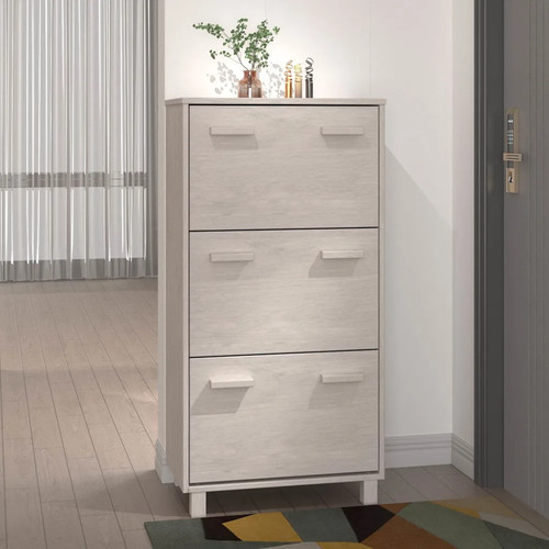 Schuhschrank hamar hellgrau - schuhschrank,