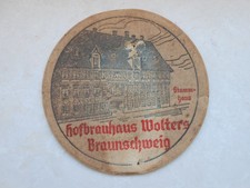 Bierdeckel Hofbrauhaus Wolters Braunschweig