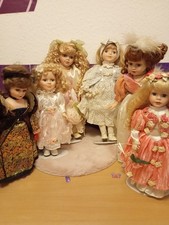 Porzellan Puppen Set Konvolut 6 Stück Sammlerpuppen Porzellanpuppen