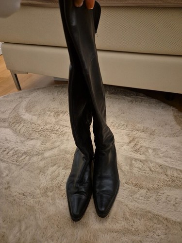 Echtleder overknee stiefel - echtleder, gr