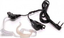 SECURITY HEADSET Schallschlauch  für Wouxun BAOFENG MAAS TEAM Kenwood K-Stecker