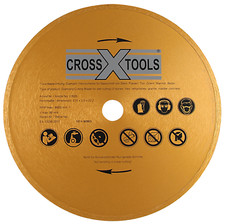 CROSS TOOLS Zubehör für CSC 230-1200 PRO Diamantscheibe 230 x 25,40 mm 20606