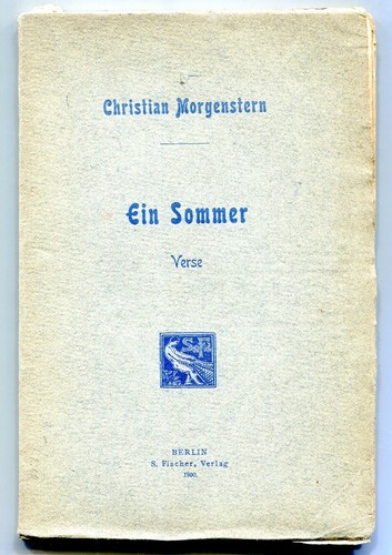 Christian morgenstern ein - , :