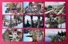 9 x AK TAORMINA in Italien um