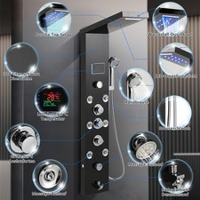 Edelstahl Duschpaneel