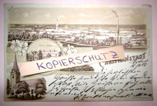 Alte Postkarte "Gruss aus Christianstadt", gel. 1902