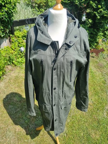 Zara man parka - zara, grün