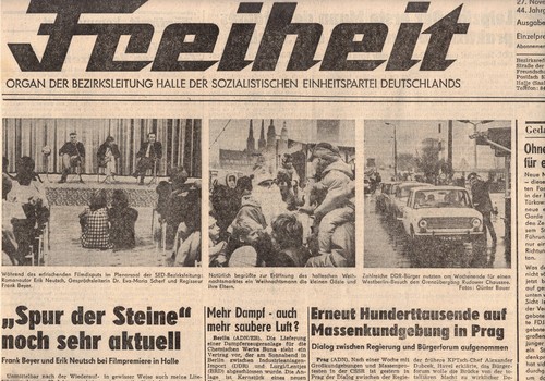Ddr zeitung freiheit - ddr, halle