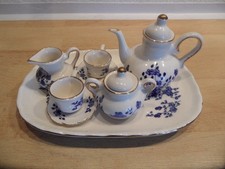 Puppenstubenservice Servic Kaffeeservic Miniaturgeschirr Porzellan Keramik