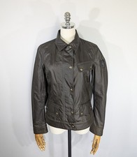 Belstaff Damen Wachsjacke Motorradbekleidung Wachse Baumwolle