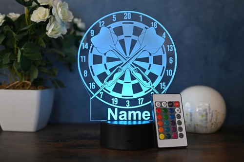 Personalisierte dart lampe - dart,