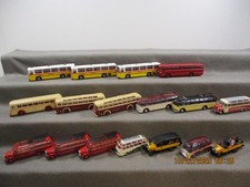 Brekina u.a. 1:87 Modellfahrzeuge Set 17-teilig Div. Busse Reisebus ohne OVP ZP6
