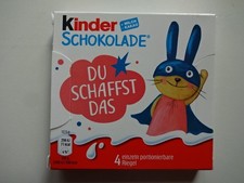 2024/25 " Kinder Schokolade Werbung / Motiv Hase - Du schaffst Das