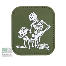 3D Patch 2 Skelette 7,8 x7 cm