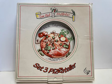 TRE CI Italia Pizzateller 3er Set Vintage mit OVP gebraucht