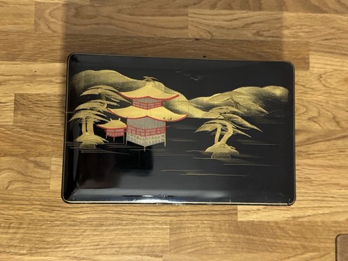Japanisches lackschatulle - japanisches,