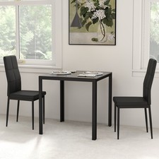 Homcom essgruppe esstisch mit - essgruppe,
