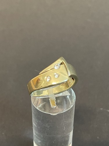 Goldring diamanten 585er - 585er, gold