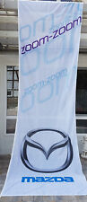 Mazda Fahne Flagge Logo Banner Autohaus Weiß Blau Gebraucht Zoom Zoom