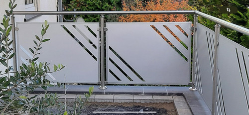 Edelstahl balkon geländer alu - geländer,