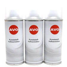 AVO Kunststoffprimer Spray 3x400ml Kunststoff Primer Grundierung Autolack A08011