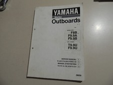 Werkstatthandbuch Yamaha Außenborder F 8 B F 9.9 A B PS Ausgabe 09.1995