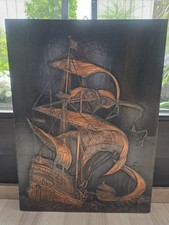 Kupferstich Segelschiff